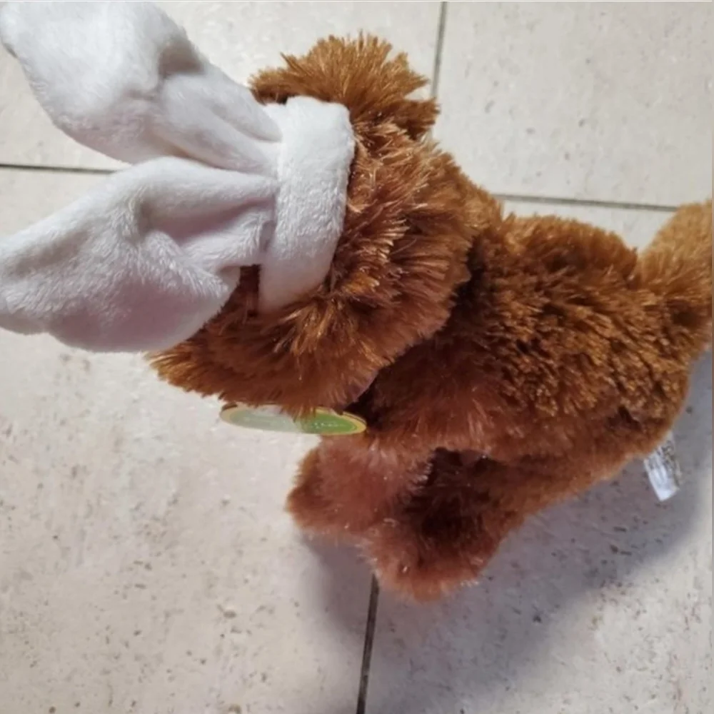 NWT Plush Dog with Bunny Ears Easter Brown‎ Puppy Stuffed Animal Gift